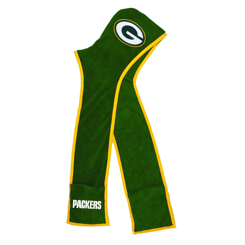 Green Bay Packers Ultra Fleece Hoody Scarf