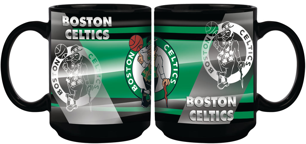 Boston Celtics 11oz. Shadow Sublimated Coffee Mug - Black