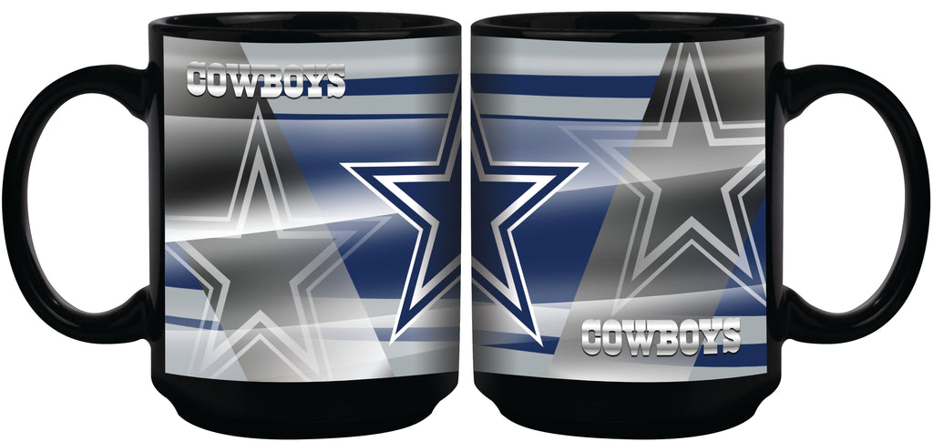 Dallas Cowboys 11oz. Shadow Sublimated Coffee Mug - Black