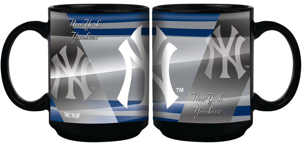 New York Yankees 11oz. Shadow Sublimated Coffee Mug - Black