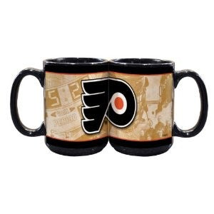 Philadelphia Flyers 15 oz Blk Nostalgic Mug