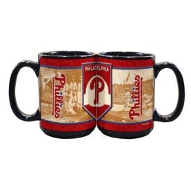 Philadelphia Phillies 15 oz Blk Nostalgic Mug