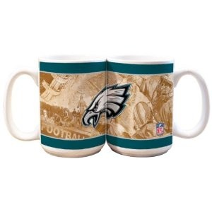 Philadelphia Eagles 15 oz Whte Nostalgic Mug