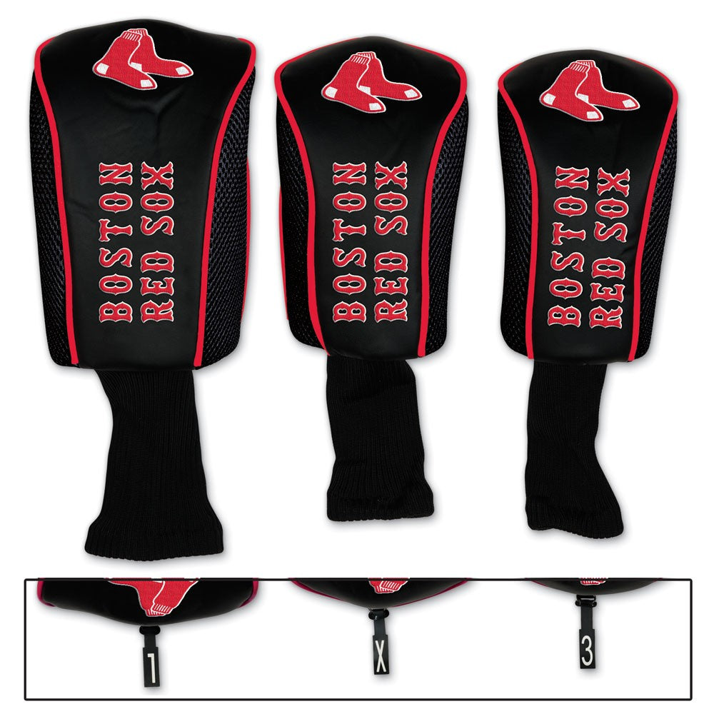 Boston Red Sox 3pc Long Neck Head Cover