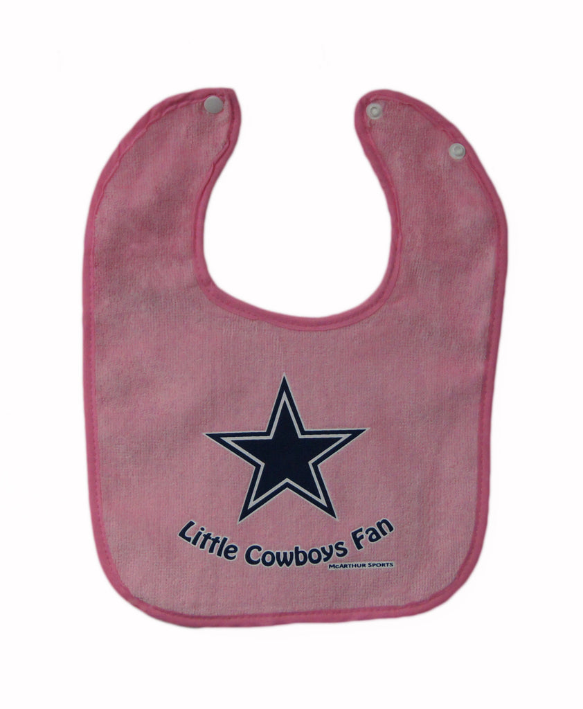 Dallas Cowboys Baby Bib (Pink)