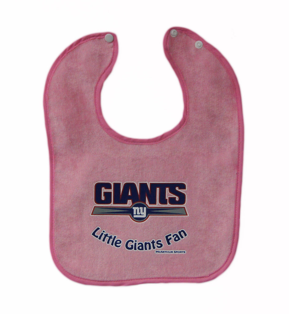 New York Giants Baby Bib (Pink)