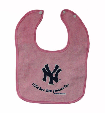 New York Yankees Baby Bib (Pink)