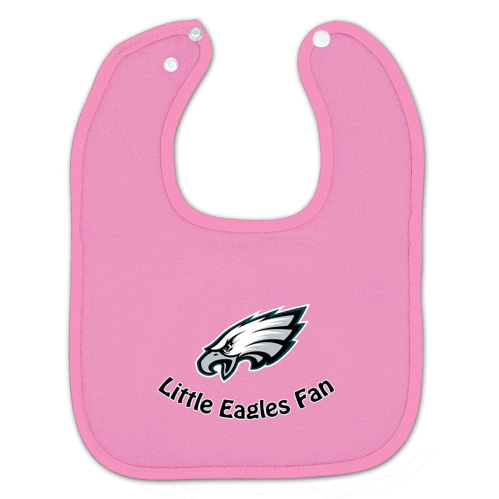 Philadelphia Eagles Baby Bib (Pink)