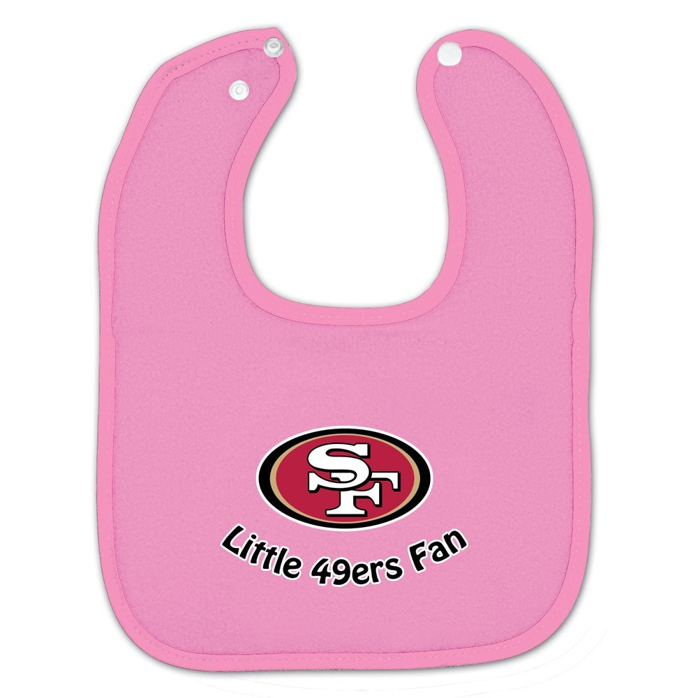 San Francisco 49ers Baby Bib (Pink)
