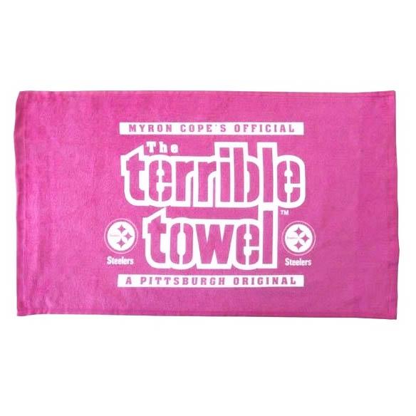 Pittsburgh Steelers Terrible Towel - Pink
