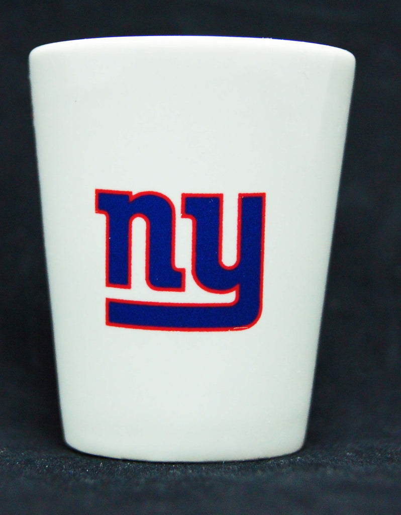 New York Giants White Shot Glass