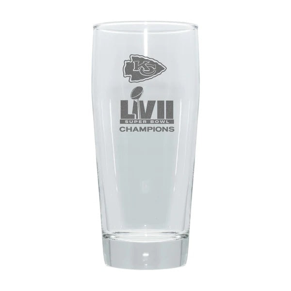 Kansas City Chiefs Super Bowl LVII Champions 16oz Clubhouse Pilsner Glass