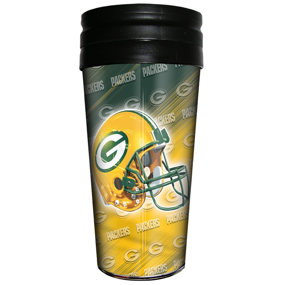 Green Bay Packers 16oz Logo Wrap Tumbler