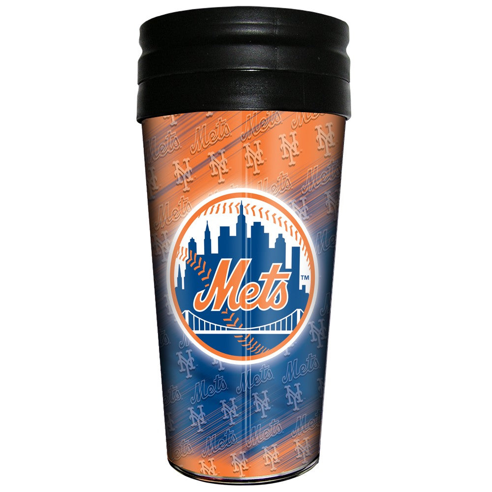 New York Mets 16oz Logo Wrap Tumbler