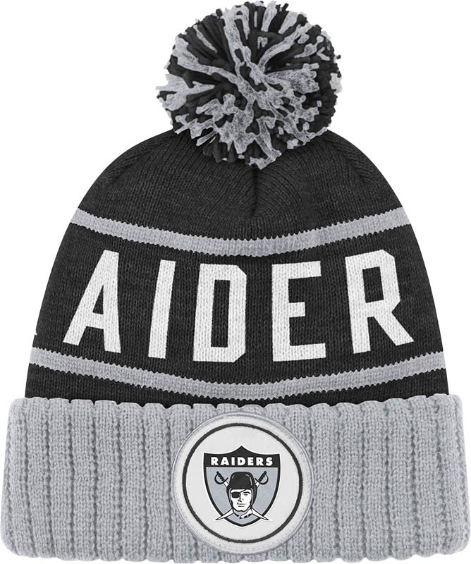 Oakland Raiders High 5 Cuffed Knit