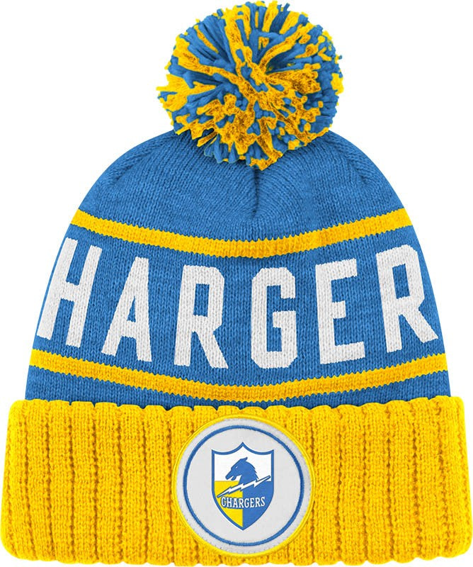 San Diego Chargers High 5 Cuffed Knit