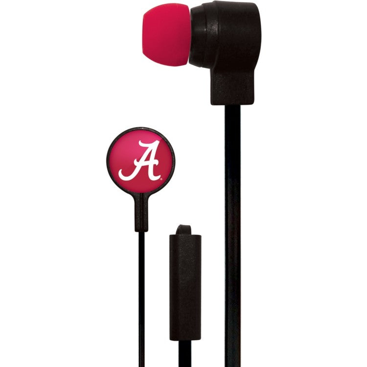 Alabama Crimson Tide Slim Hands Free Ear Buds