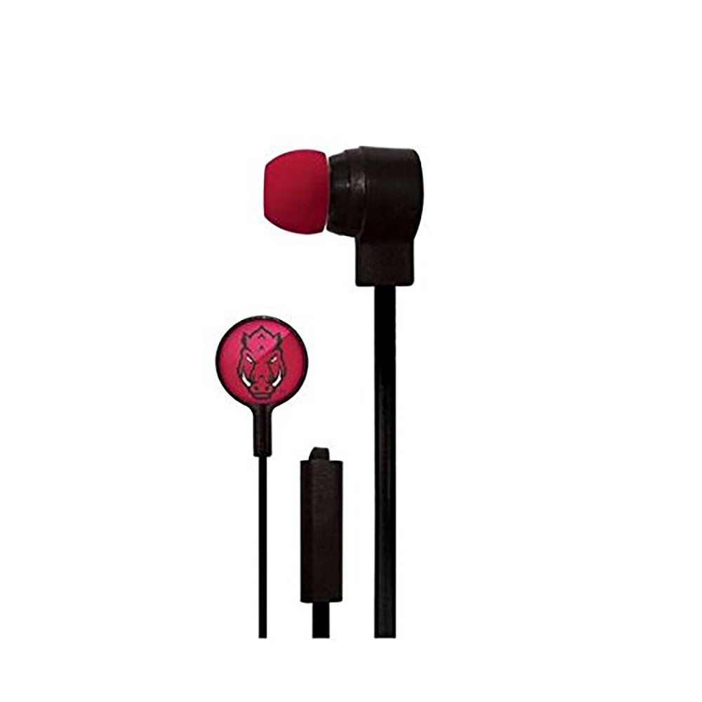 Arkansas Razorbacks Slim Hands Free Ear Buds