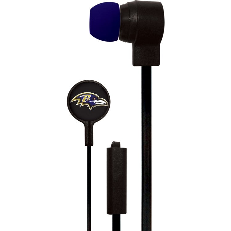 Baltimore Ravens Slim Hands Free Ear Buds