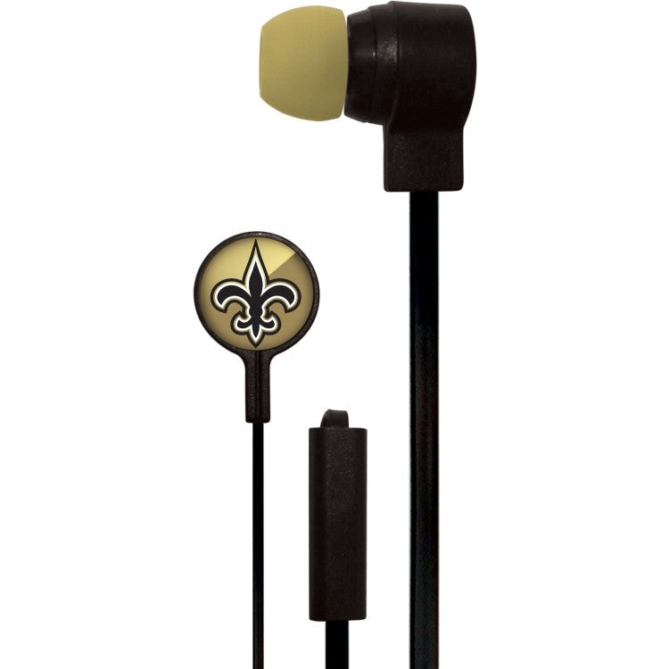 New Orleans Saints Slim Hands Free Ear Buds