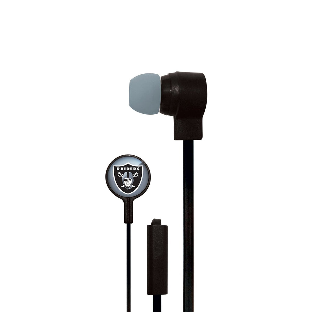 Oakland Raiders Slim Hands Free Ear Buds
