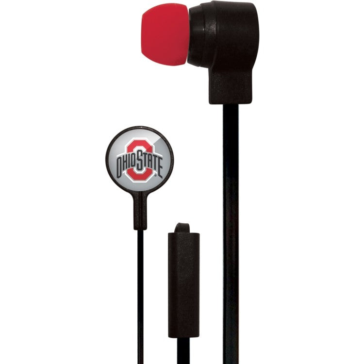 Ohio State Buckeyes Slim Hands Free Ear Buds