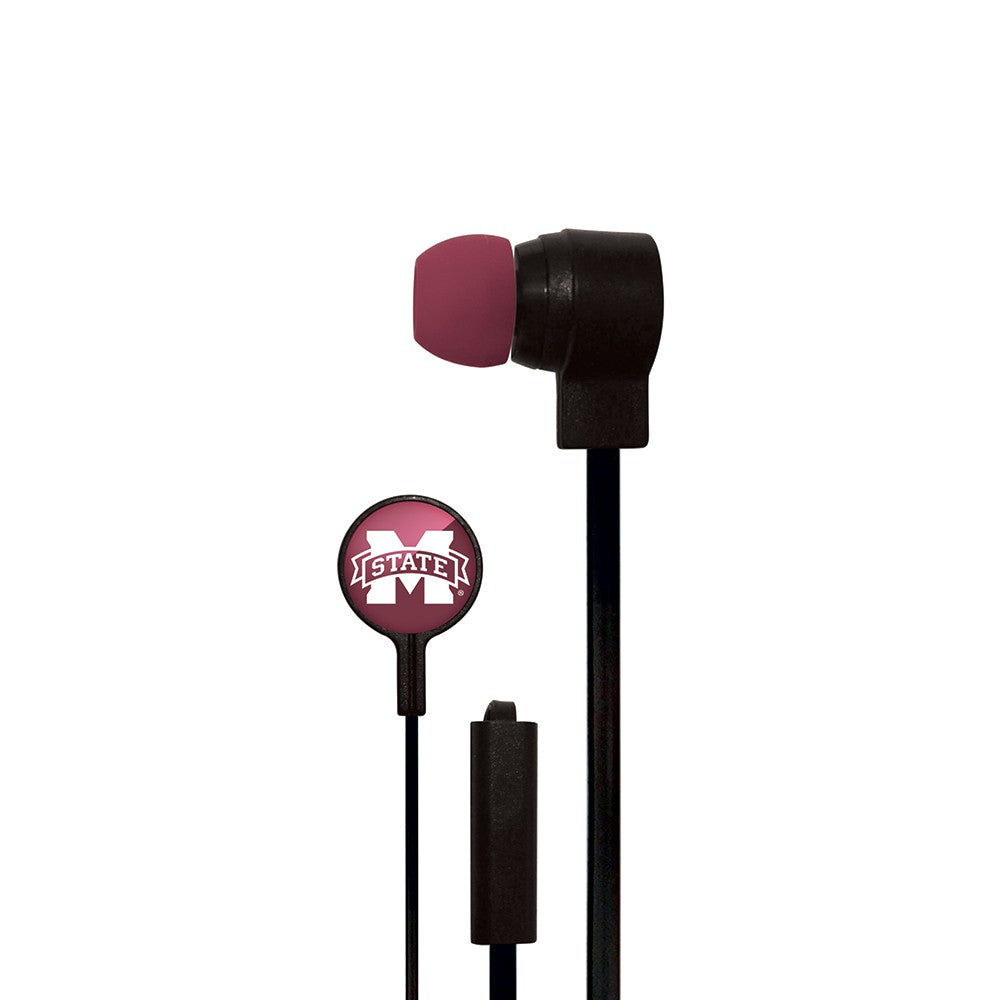 Mississippi State Bulldogs Slim Hands Free Ear Buds