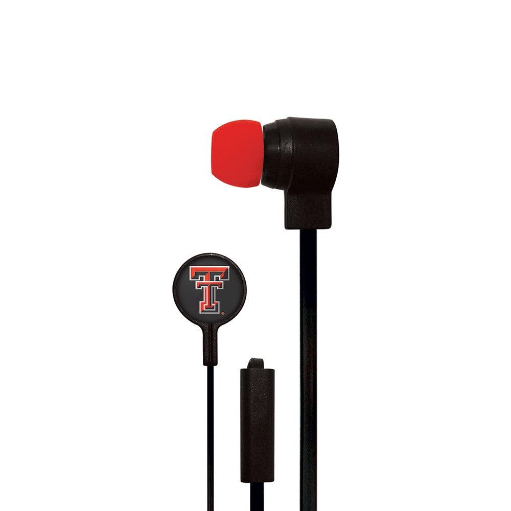 Texas Tech Red Raiders Slim Hands Free Ear Buds