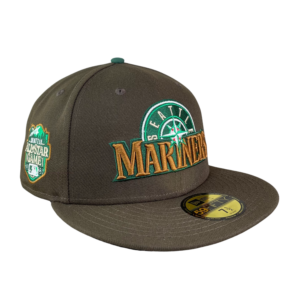 59FIFTY Seattle Mariners Brown/Forest Green 2023 All Star Game Patch