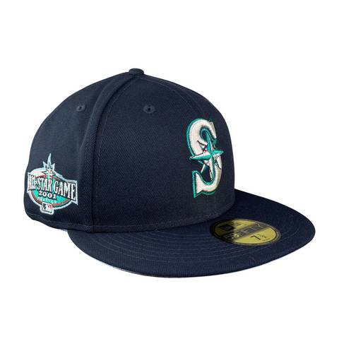 59FIFTY Seattle Mariners Navy/Sky Blue 2001 All Star Game Patch