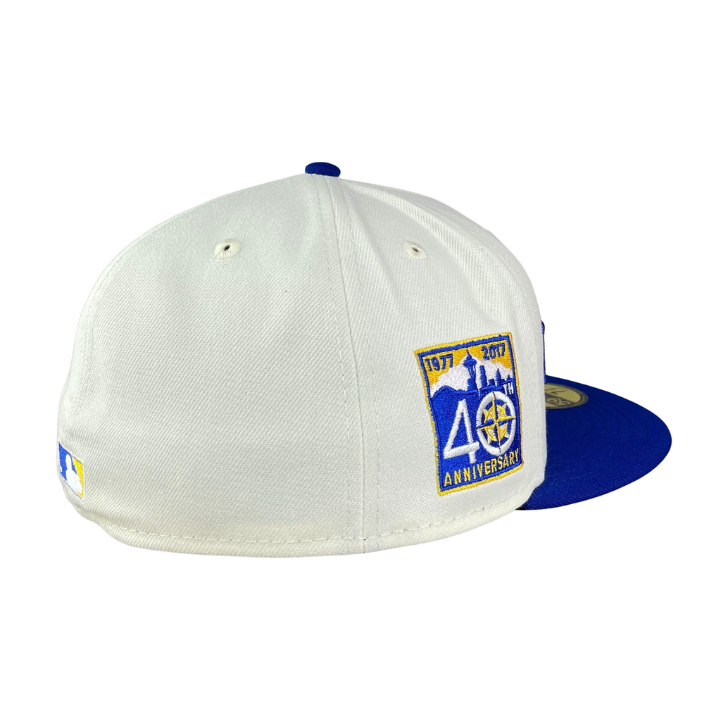 Shop New Era Jae-Tips X SNIPES 59Fifty Seattle Mariners Game Night Hat  70692370 white