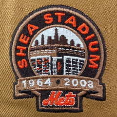 Orange New York Mets Camo Visor Gray Bottom Shea Stadium 40th Anniversary Side Patch New Era 59FIFTY Fitted 73/8