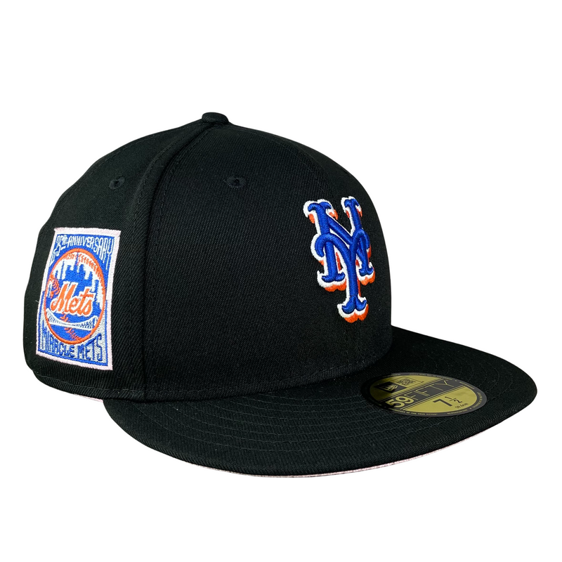 New York Mets Black with Pink UV and Sweatband 25th Anniversary