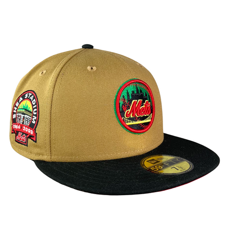 59FIFTY New York Mets Wheat/Black/Red Shea Stadium Patch