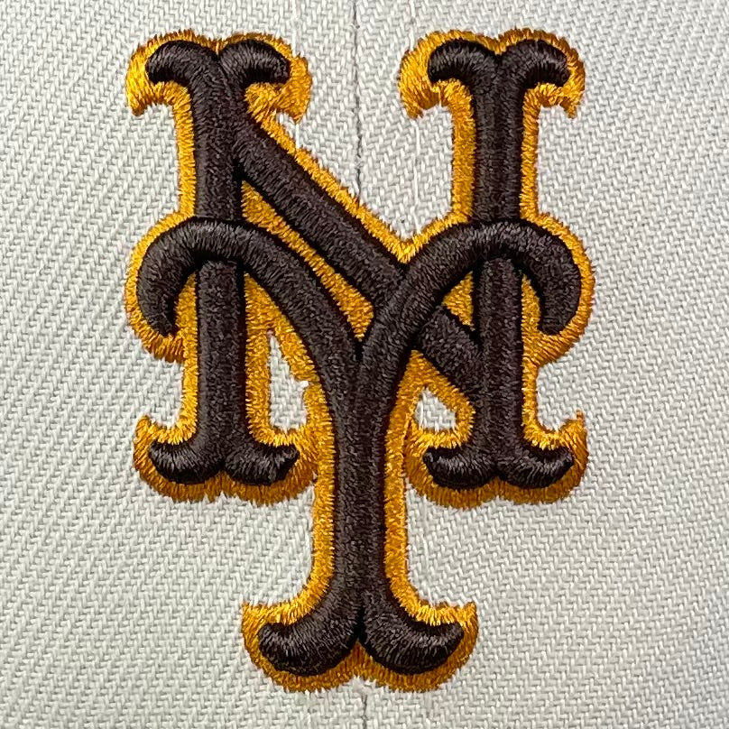 New York Mets Stone/Brown with Green UV 40th Anniversary Sidepatch 5950 Hat  – Fan Treasures