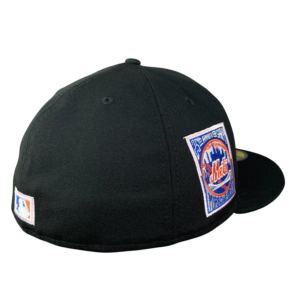 59FIFTY New York Mets Black/Pink 25th Anniversary Patch