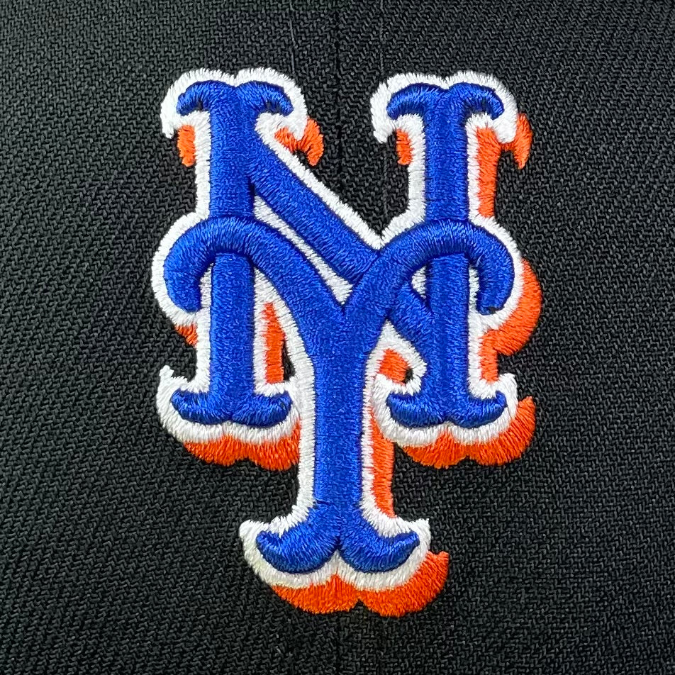 59FIFTY New York Mets Black/Pink 25th Anniversary Patch