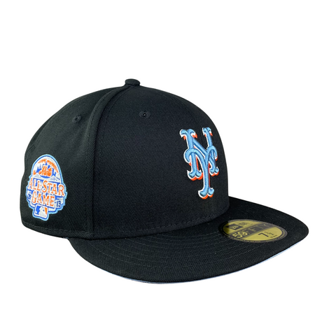 59FIFTY New York Mets Black/Sky Blue 2013 All Star Game Patch