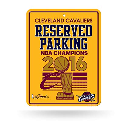 Cleveland Cavaliers 2016 NBA Champions Reserved Parking Sign