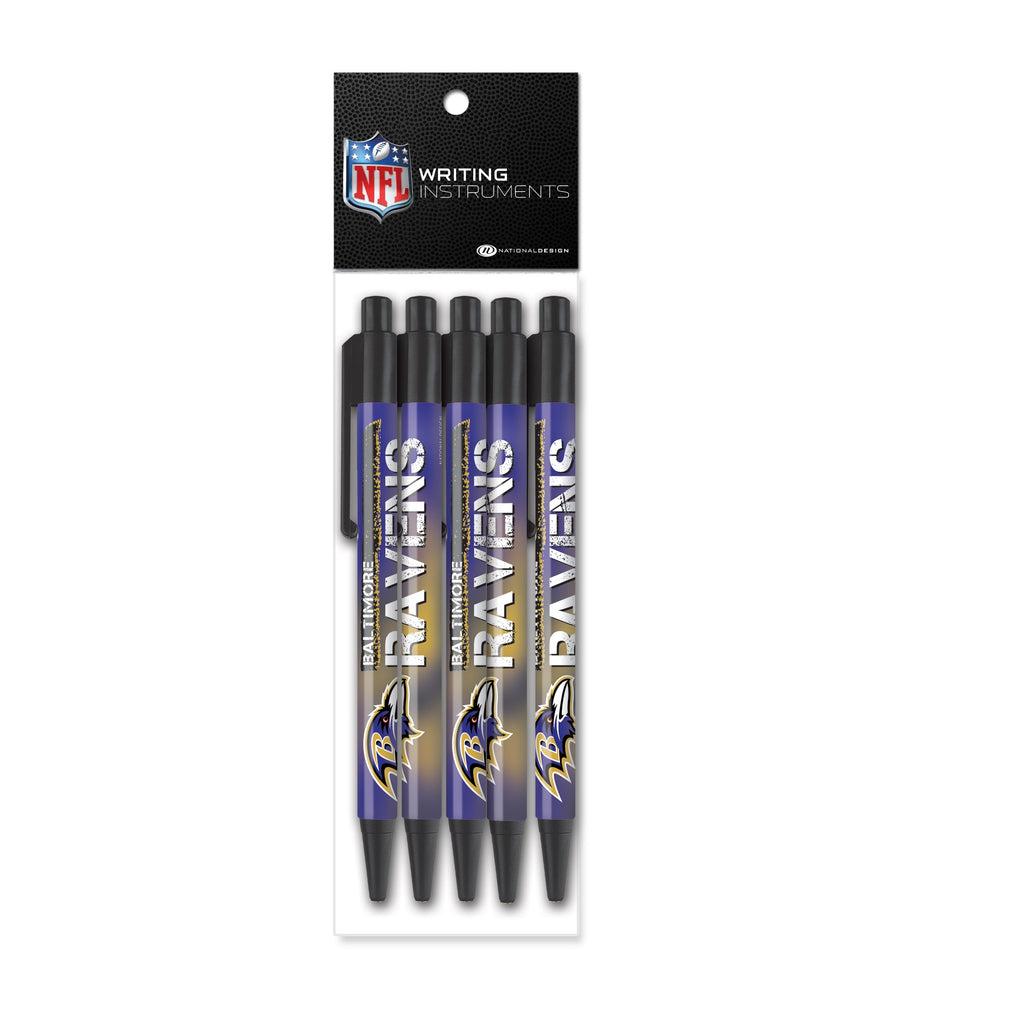 Baltimore Ravens 5 Pk Colorama Pen