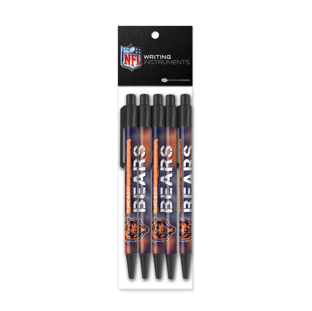 Chicago Bears 5 Pk Colorama Pen