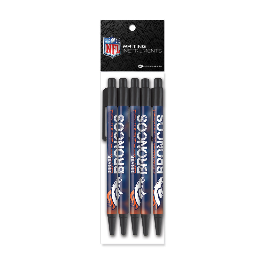Denver Broncos 5 Pk Colorama Pen