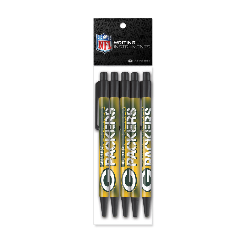 Green Bay Packers 5 Pk Colorama Pen