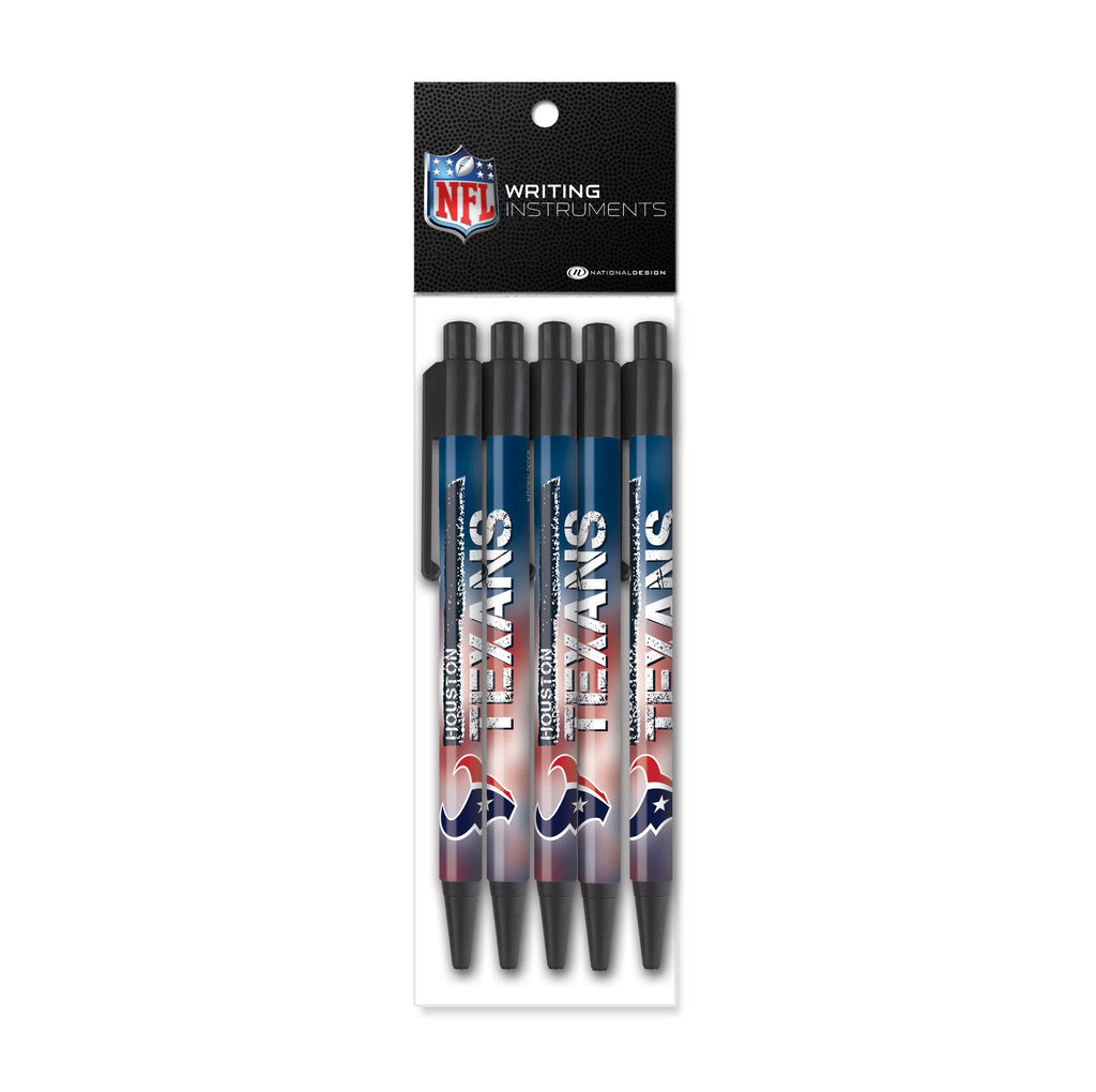 Houston Texans 5 Pk Colorama Pen