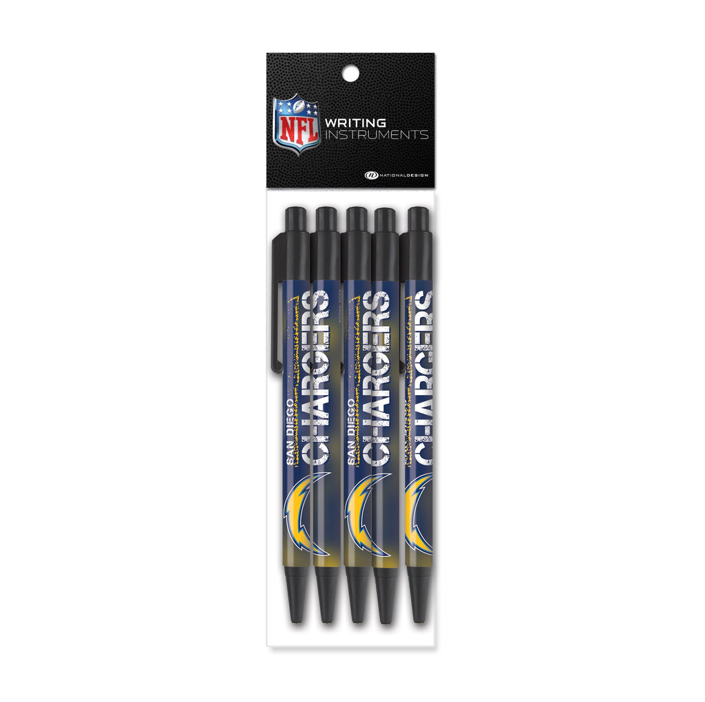 Los Angeles Chargers 5 Pk Colorama Pen