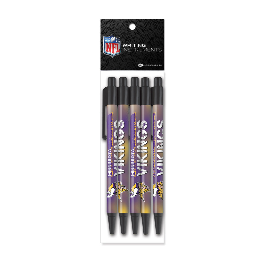 Minnesota Vikings 5 Pk Colorama Pen