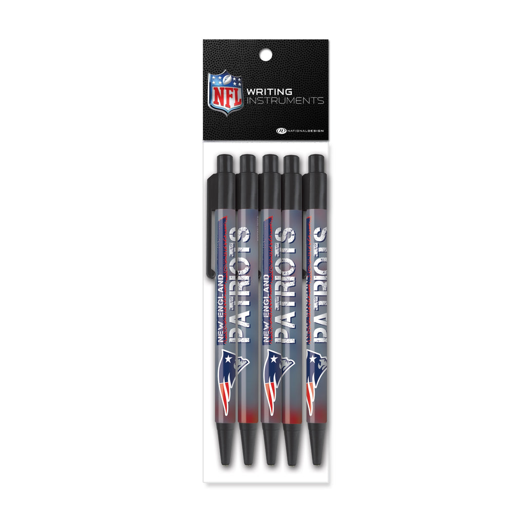 New England Patriots 5 Pk Colorama Pen