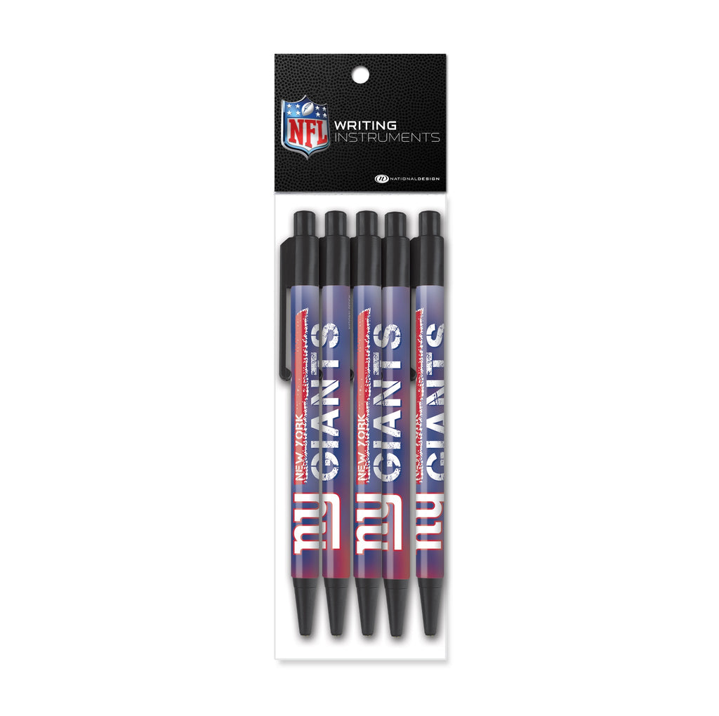 New York Giants 5 Pk Colorama Pen