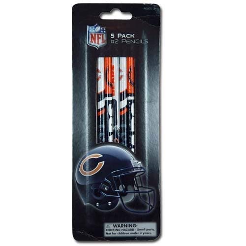 Chicago Bears 5 Pack Pencils