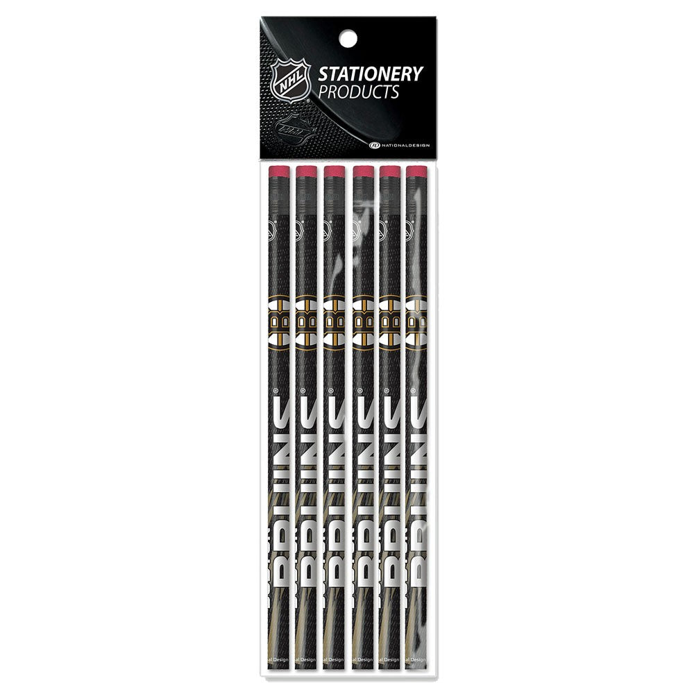 Boston Bruins 6 Pack Pencils